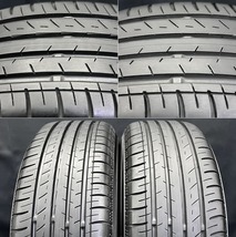 22年製深溝★ヨコハマ BluEarth-GT AE51 175/65R14&社外アルミ 4本 240322-S5 アクア ヴィッツ フィット キューブ/14インチホイールセット_画像2