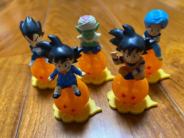 【5点セット】ドラゴンボール：ミニフィギュア：4.5cm程：2013年：孫悟空等