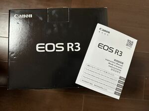 canon キャノン eos r3 元箱　マニュアルのみ、カメラありません