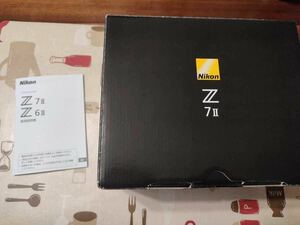 Nikon Z7 II mirrorless single-lens original box manual only camera less 