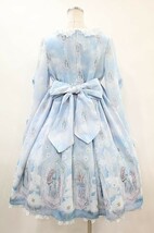 Angelic Pretty / Cecilia Crossワンピース Free サックス H-24-02-22-1010-AP-OP-NS-ZH_画像2