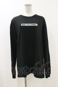 NieR Clothing / BOX LOGO BLACK CUTSEW M 黒 H-24-03-06-1044-PU-TO-KB-ZH