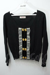 Emily Temple cute / TOPbiju- cardigan black S-24-03-18-031-ET-TO-UT-ZS