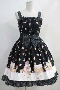 Angelic Pretty / confection. country car - ring jumper skirt Free black H-24-03-20-021-AP-OP-NS-ZH