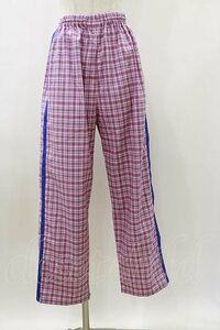 Candy Stripper / LINED CHECK PANTS S ピンク×ブルー H-24-03-23-003-PU-PA-KB-ZH