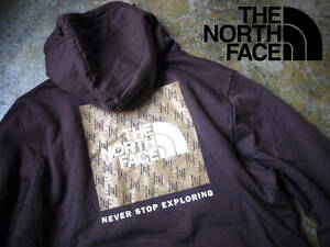 US購入 新品 XL/ノースフェイス グラフィック バックプリント スウェット パーカー 裏起毛 THE NORTH FACE BOX NSE HOODIE