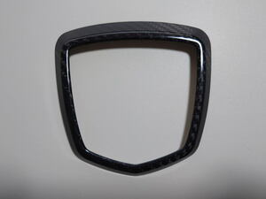  Fiat abarth ABARTH 500 series exclusive use dry carbon made rear emblem cover 