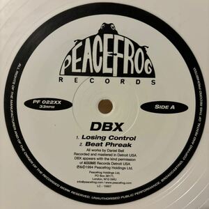 [ DBX - Losing Control - Peacefrog Records PF 022XX ] Daniel Bell