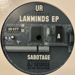 [ DJ Skurge - Lanminds EP - Underground Resistance UR-077 ] Mad Mike