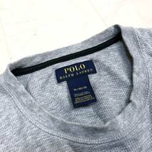 【送料360円】POLO RALPH LAUREN ラルフローレン サーマルカットソー 長袖Tシャツ ロンT 男性用 メンズ XLサイズ クルーネック N-45_画像4