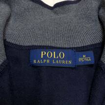 【送料360円】国内正規品 POLO RALPH LAUREN ラルフローレン ジップコットンセーター ドライバーズニット 男性用 メンズ Mサイズ N-173_画像3