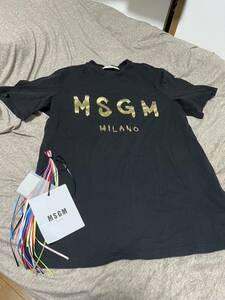MSGM MILANO 黒Tシャツ　※送料改定
