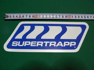 SUPERTAPP　スーパートラップ　ステッカー（大）長さ約260ｍｍ　未使用