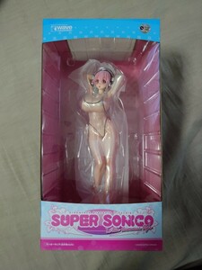 [ new goods unopened ] Super Sonico white swimsuit style 1/7 scale PVC made figure wave Dream Tech