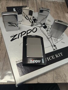 ZIPPO スターリングシルバー　スリムイタリック等ヴィンテージ5点セット