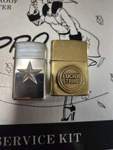 ZIPPO ラッキーストライク　セブンスター　セット_画像1