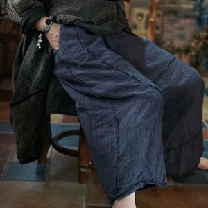 lgn 1717 брюки .. соединять античный способ европейская одежда Mix роман мода темно-синий 