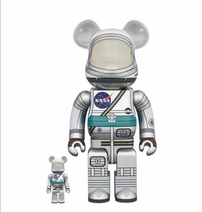 【新品未開封】BE@RBRICK PROJECT MERCURY ASTRONAUT 400%&100%