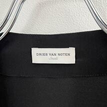 DRIES VAN NOTEN ドリスヴァンノッテン シルク コットン スパンコール トップス ブラック グレー レディース_画像4