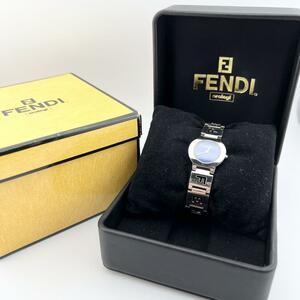 FENDI Fendi wristwatch list watch silver 