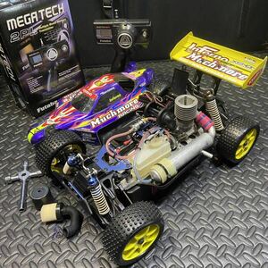 ●京商 1/8エンジン インファーノ Inferno DX Limited + FUTABA 2PL付 プロポ付セット●KYOSHO 中古