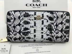 コーチ COACH 長財布 財布 シグネチャー アコーディオンラウンドジップウォレット新品 未使用 贈り物F53659 e183C