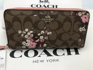 コーチ COACH 長財布 財布 カーキマルチ フローラル プリント新品 未使用 贈り物 F29931 財布 g074C