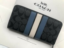 コーチ COACH 長財布 財布 シグネチャー アコーディオンラウンドジップウォレット 新品 未使用 贈り物F26070 g120C_画像6