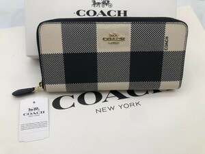 コーチ COACH 長財布 財布 シグネチャー アコーディオンラウンドジップウォレット新品 未使用 贈り物g035C F25966 