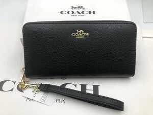 コーチ COACH 長財布 財布 アコーディオン ジップ ウォレット ラウンドファスナー新品 未使用 贈り物d215 財布C4451