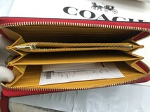 コーチ COACH 長財布 財布 シグネチャー アコーディオンラウンドジップウォレット新品 未使用 贈り物r171C C7800_画像8