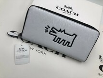 コーチ COACH 長財布 財布 シグネチャー アコーディオンラウンドジップウォレット財布 新品 未使用 贈り物87107 p241C_画像2