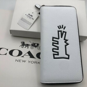 コーチ COACH 長財布 財布 シグネチャー アコーディオンラウンドジップウォレット財布 新品 未使用 贈り物87107 p241Cの画像4