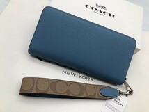 コーチ COACH 長財布 財布 シグネチャー アコーディオンラウンドジップウォレット新品 未使用 贈り物 CK427 j205_画像6