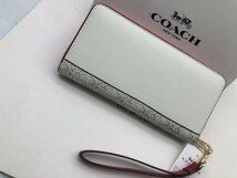 コーチ COACH 長財布 財布 シグネチャー アコーディオンラウンドジップウォレット新品 未使用 贈り物a171 C7800_画像5