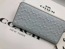 コーチ COACH 長財布 財布 シグネチャー アコーディオンラウンドジップウォレット新品 未使用 贈り物 F54805 n231C_画像6