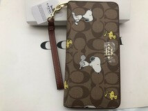 コーチ COACH 長財布 財布 シグネチャー アコーディオンラウンドジップウォレット新品 未使用 贈り物y147 CE705_画像3