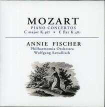 A.フィッシャー モーツァルト ピアノ協奏曲21・22番_画像1