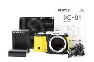 ★ с оригинальной коробкой ★ Pentax K-01 Black X Yellow Digital SLR Pentax #0071