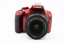 ★訳アリ★ Canon EOS kiss X50 レッド レンズキット EF-S18-55mm F3.5-5.6 IS　デジタル一眼レフ キヤノン キャノン #0245_画像3