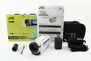 ★美品・元箱付き★ JVC Everio GZ-E265 ホワイト　ビデオカメラ エブリオ　#0313