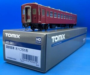 ☆4CK2610　HOゲージ　TOMIX　トミックス　オハフ50形　品番不明　代用箱入り