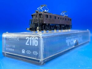 ☆4CK1904　TOMIX　トミックス　国鉄　EF15形 　電気機関車　品番2116　