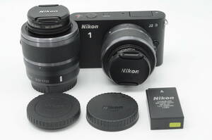 Nikon 1 J2 ボディ ダブルレンズ：10-30㎜ 30-110㎜ ミラーレス 一眼レフ カメラ ニコン