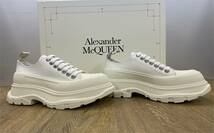 Alexander McQueen/アレキサンダーマックイーン Wmns Tread Slick Lace Up (E36+) スニーカー (611705-W4MV2-9000) White　★未使用★_画像2