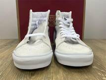 VANS ヴァンズ SK8-Hi スケートハイ スニーカー 26cm (VN0A32QG9YI)　WHITE PORT ROYAL ★未使用★_画像3