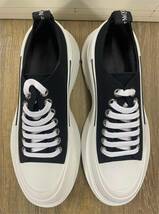 Alexander McQueen/アレキサンダーマックイーン Tread Slick Lace Up (41) スニーカー (611705W4MV21070) Black×White　★未使用★_画像5