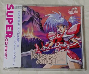 PCエンジン SUPER CD-ROM2 フォーセットアムール Faussete amour ナグザット NAXAT 取説帯有り