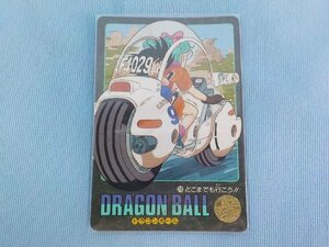◆カード 1992年 カードダス ドラゴンボール ビジュアルアドベンチャー ブルマ どこまでも行こう！ No.210