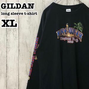 US アメリカ古着 バイクウィーク 両面 袖プリント 長袖Tシャツ ロンT XL